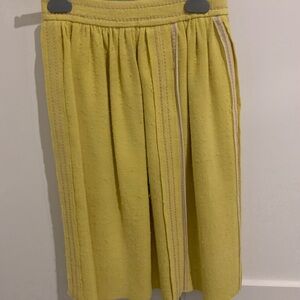 Prada A-Line Skirt in Sunny Yellow